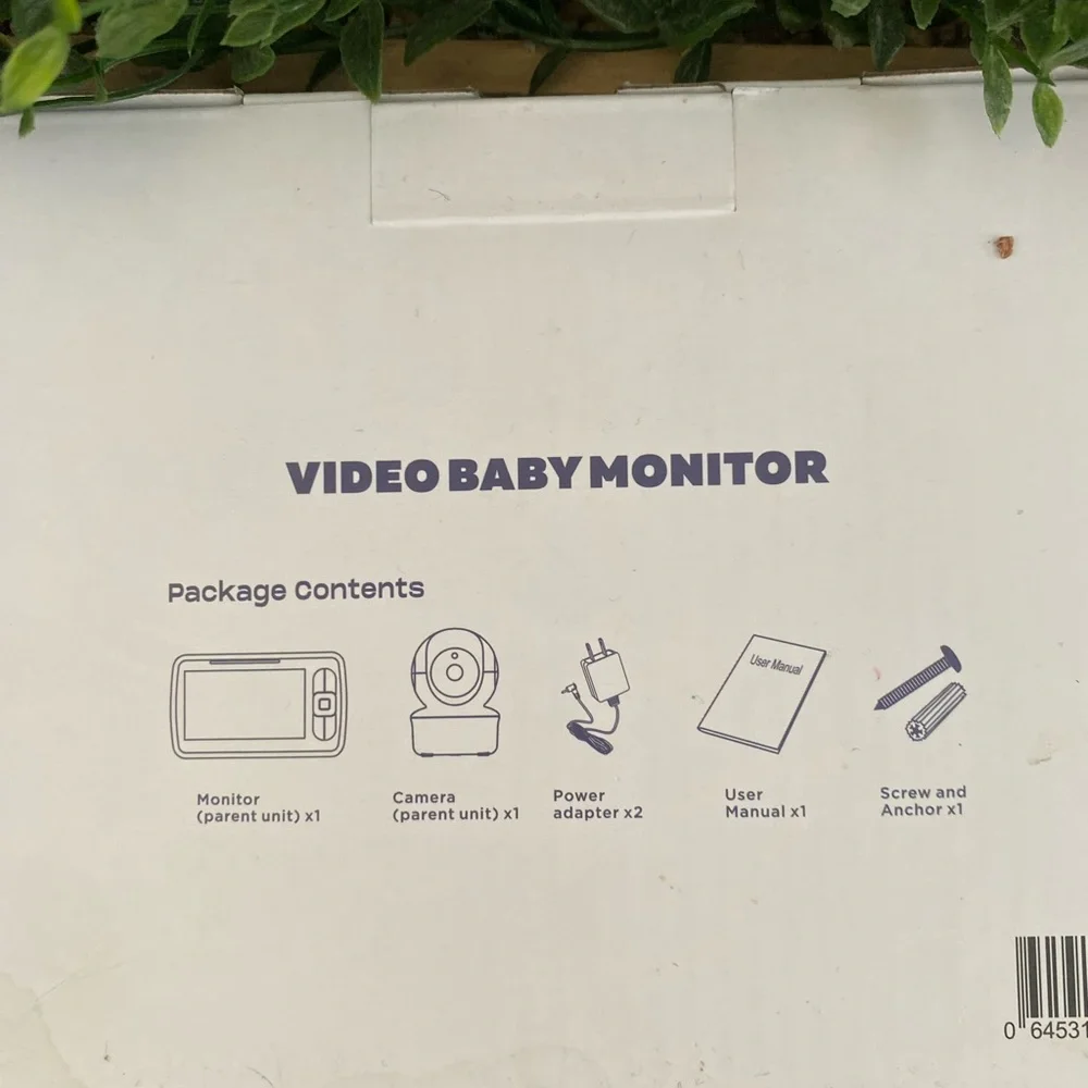 SM650 White Video Baby Monitor